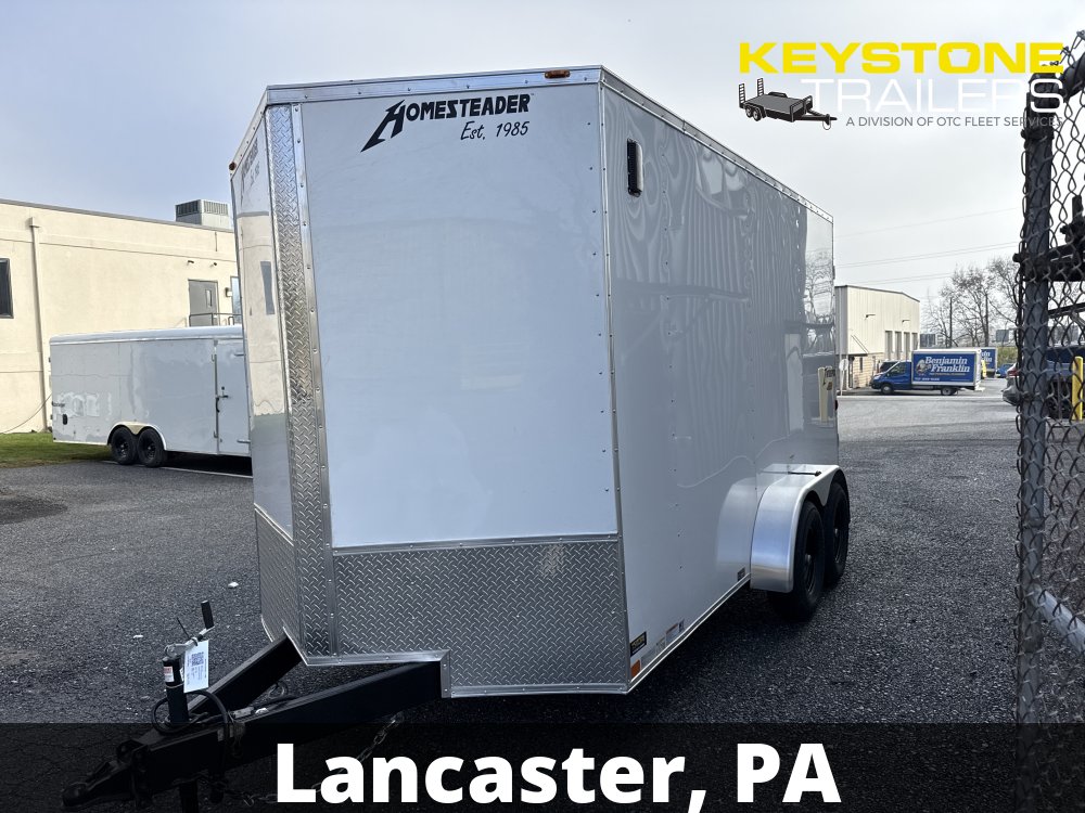 2026 Homesteader - 714IH - White - 7x14 - 9,950#