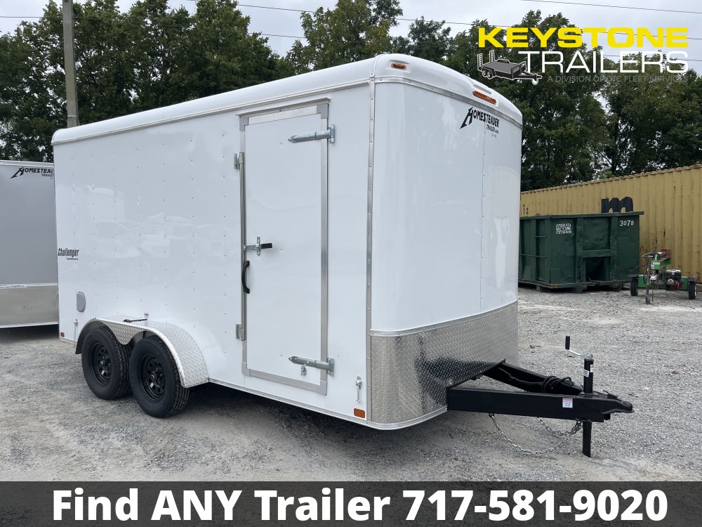 2025 Homesteader Trailers - 714CT - White - 7x14 - 7,000#