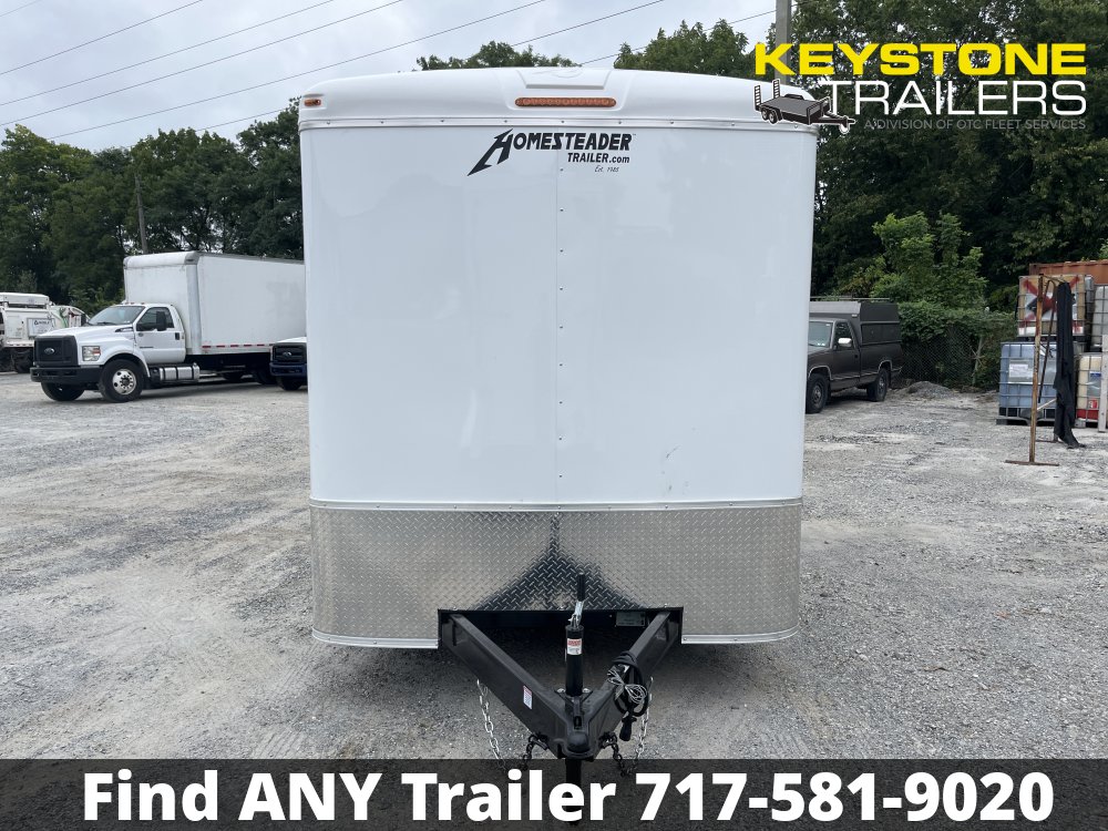 2025 Homesteader Trailers - 714CT - White - 7x14 - 7,000#