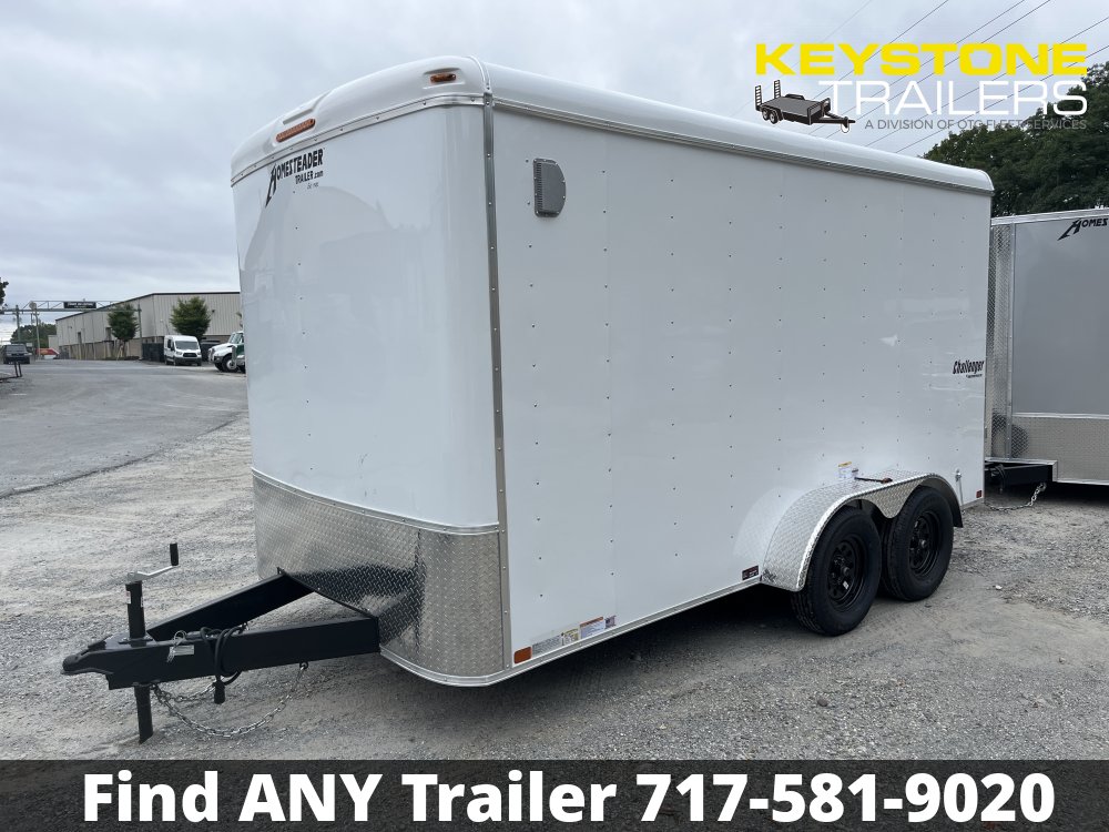 2025 Homesteader Trailers - 714CT - White - 7x14 - 7,000#