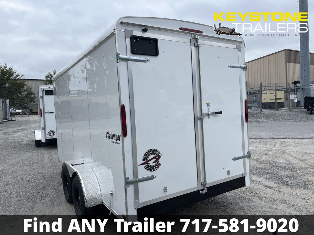 2025 Homesteader Trailers - 714CT - White - 7x14 - 7,000#