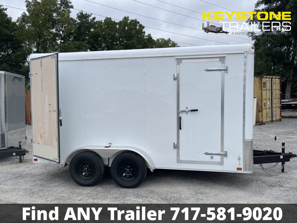 2025 Homesteader Trailers - 714CT - White - 7x14 - 7,000#