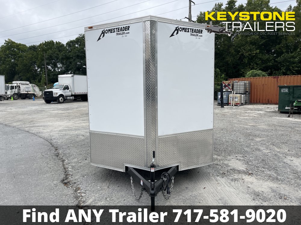 2025 Homesteader Trailers - 714IT - White - 7x14 - 7,000#