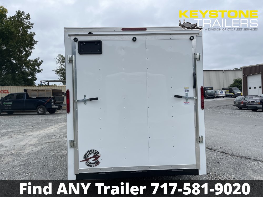 2025 Homesteader Trailers - 714IT - White - 7x14 - 7,000#