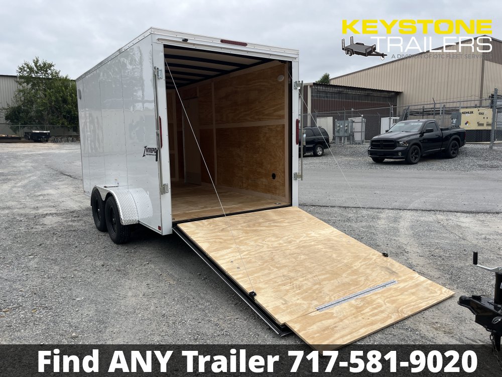 2025 Homesteader Trailers - 714IT - White - 7x14 - 7,000#