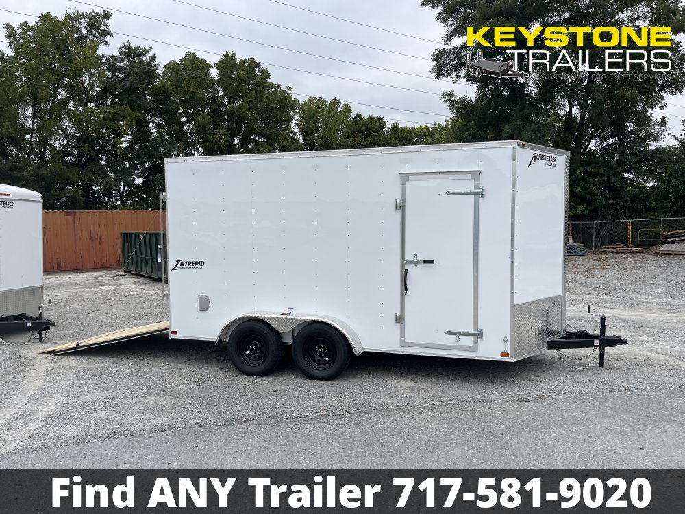 2025 Homesteader Trailers - 714IT - White - 7x14 - 7,000#