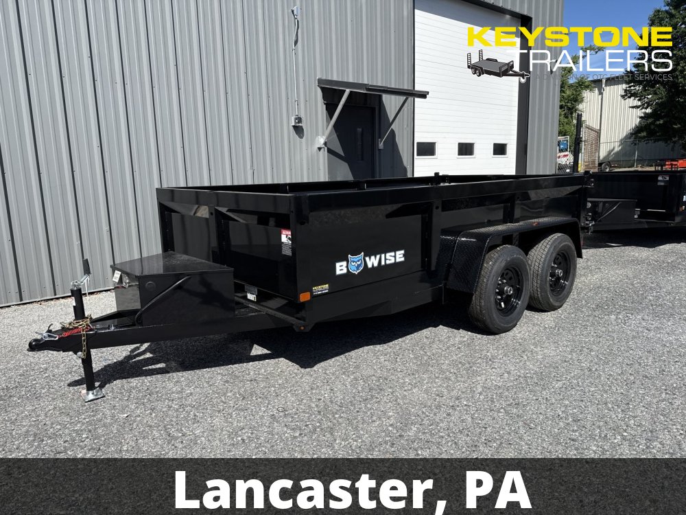 2027 B-Wise - DT612LP-LE-10 - Black - 6'x12' - 9,990#
