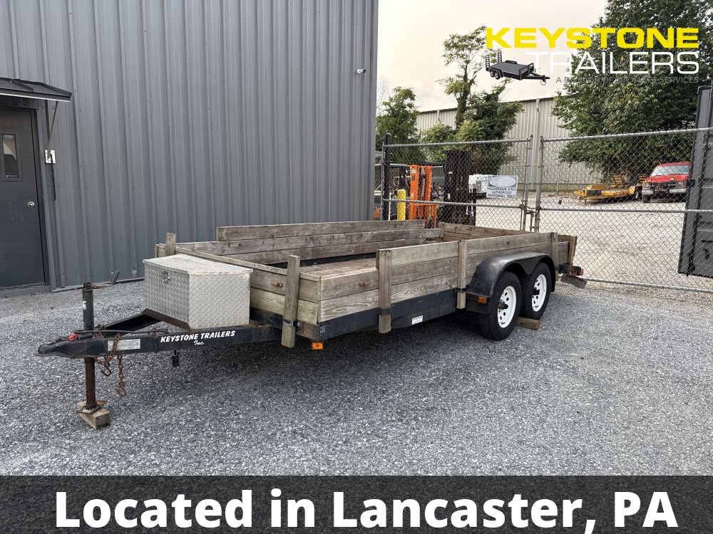 2011 Keystone Trailers - KF616-7 - Black - 6x16 - 7,000#