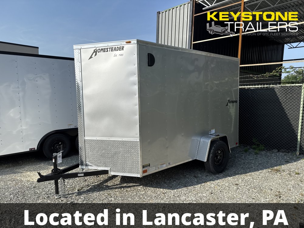 2026 Homesteader Trailers - 610IS - Silver Mist - 6x10 - 2,990#