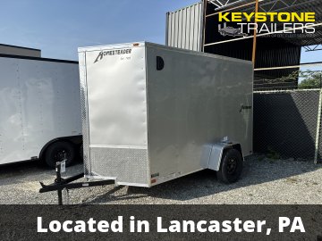 2026 Homesteader Trailers - 610IS - Silver Mist - 6x10 - 2,990#