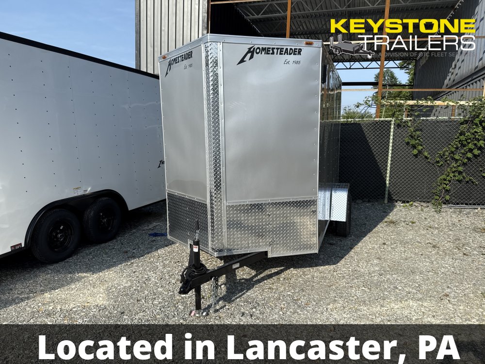 2026 Homesteader Trailers - 610IS - Silver Mist - 6x10 - 2,990#