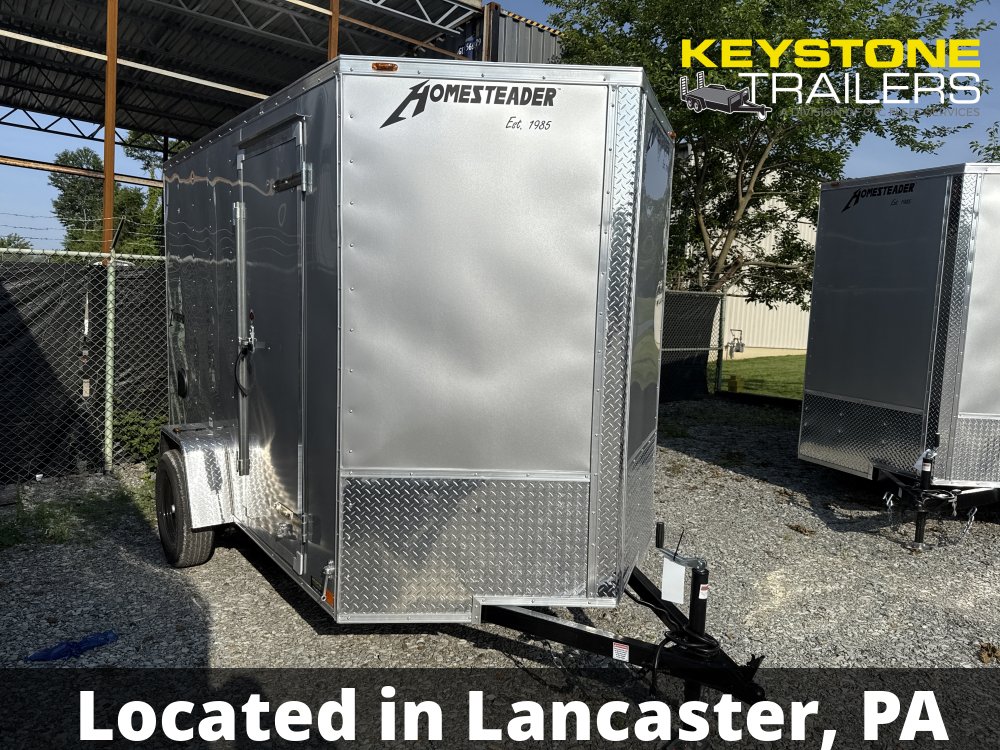 2026 Homesteader Trailers - 610IS - Silver Mist - 6x10 - 2,990#