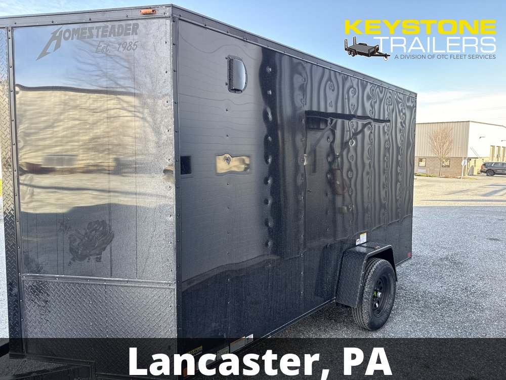 2026 Homesteader - 612IS - Black - 6x12 - 2,990#