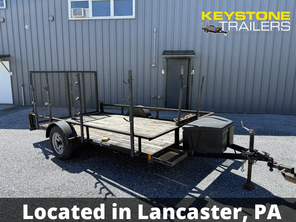 2016 Keystone Trailers - KU612R-3 - Black - 6x12 - 2,990#