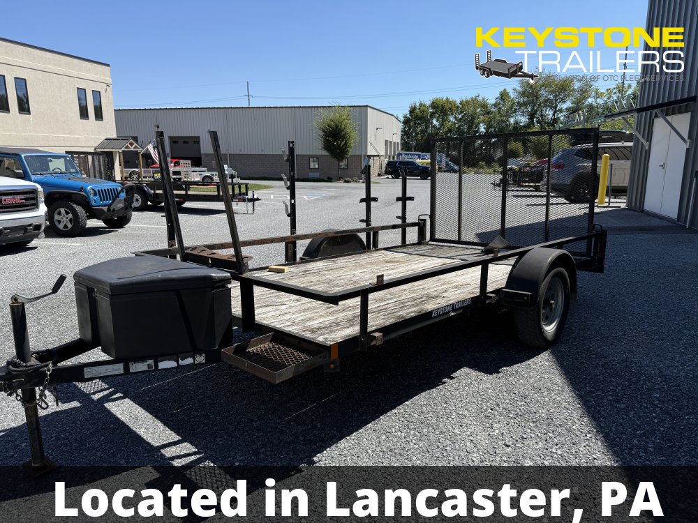2016 Keystone Trailers - KU612R-3 - Black - 6x12 - 2,990#