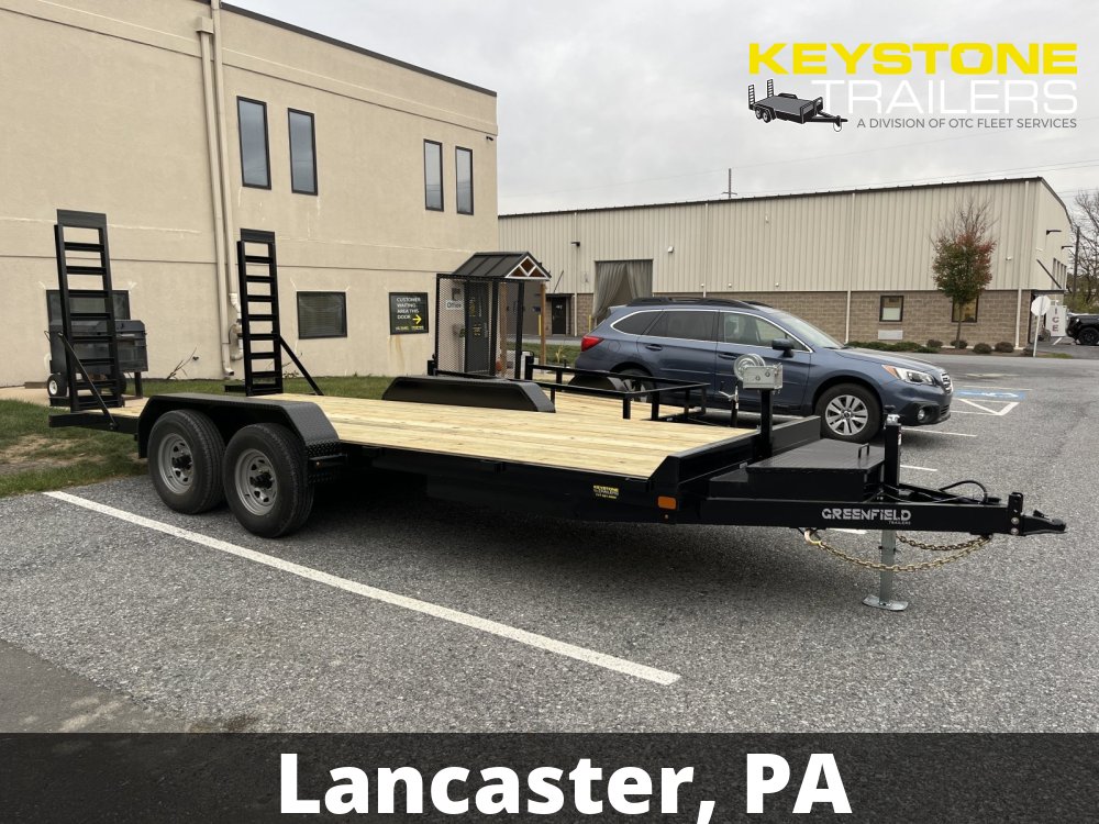 2026 Greenfield Welding - G8218DF10KE - Black - 7x18 - 9,990#