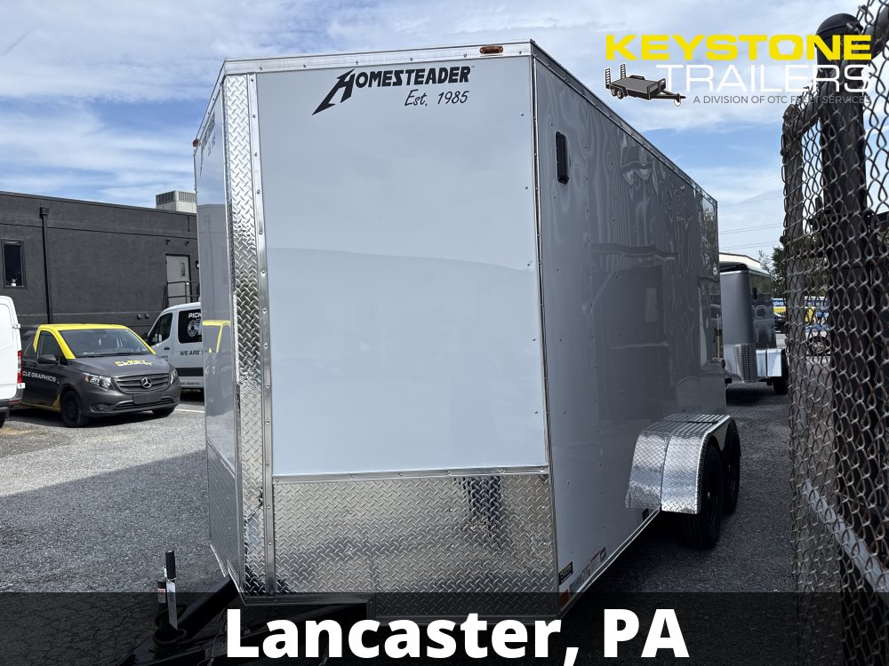 2027 Homesteader - 714IT - White - 7'x14' - 7,000#