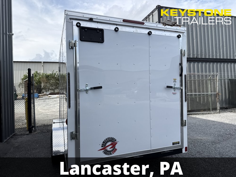 2027 Homesteader - 714IT - White - 7'x14' - 7,000#