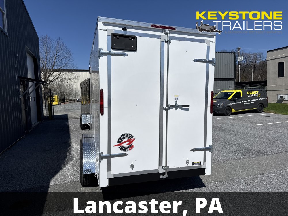 2026 Homesteader - 612IT - White - 6x12 - 7,000#