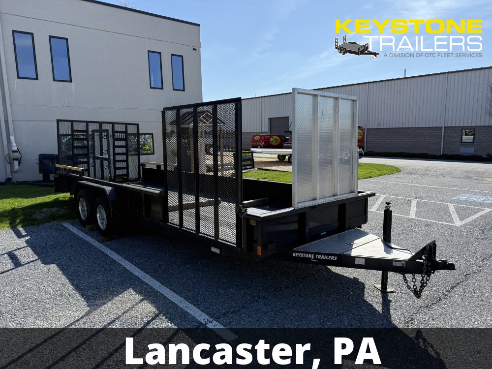 2018 Keystone - KF722-10 - Black - 7x22 - 9,990#