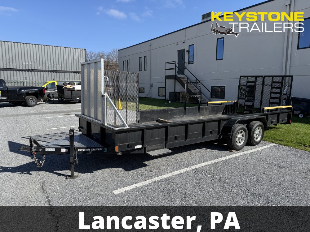 2018 Keystone - KF722-10 - Black - 7x22 - 9,990#