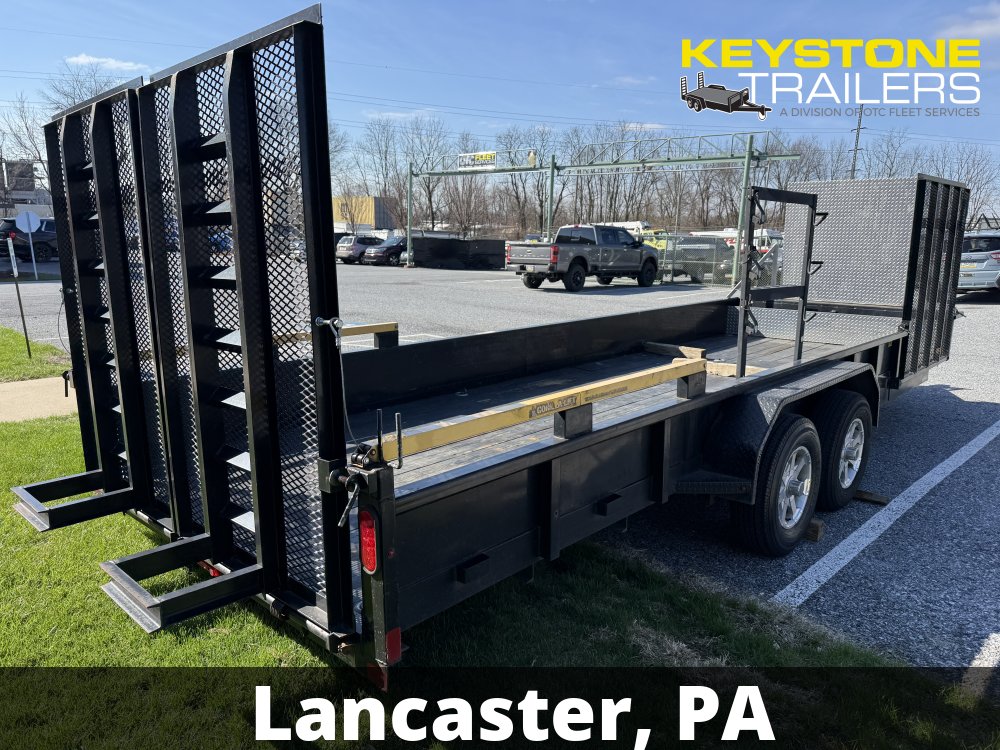 2018 Keystone - KF722-10 - Black - 7x22 - 9,990#