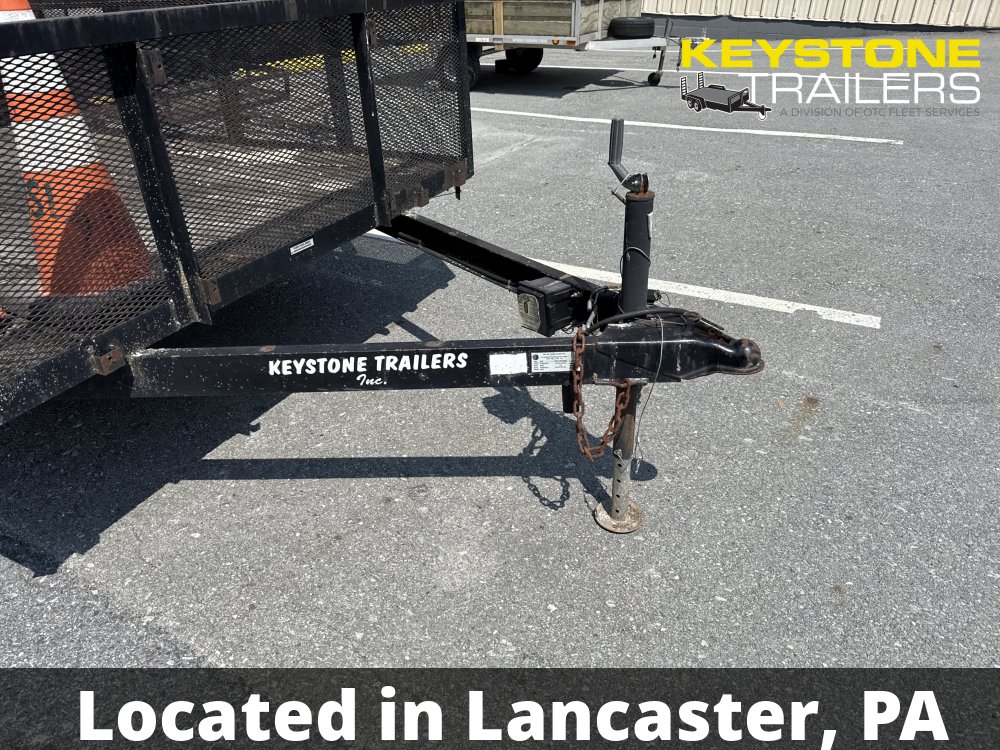 2014 Keystone Trailers - KU618-7 - Black - 6x18 - 7,000#
