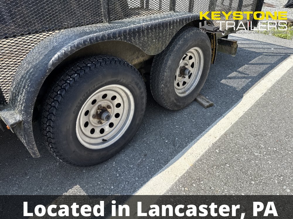 2014 Keystone Trailers - KU618-7 - Black - 6x18 - 7,000#