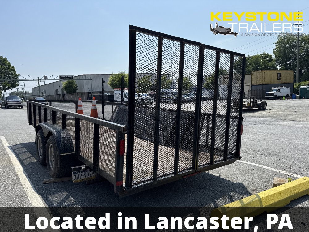 2014 Keystone Trailers - KU618-7 - Black - 6x18 - 7,000#