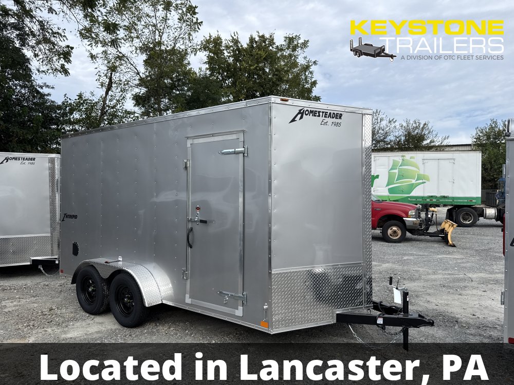 2026 Homesteader Trailers - 714IT - Silver Mist - 7x14 - 7,000#