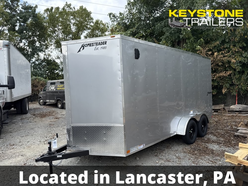 2026 Homesteader Trailers - 716IT - Silver Mist - 7x16 - 7,000#