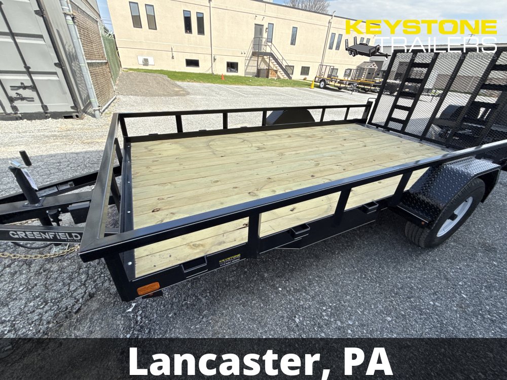 2026 Greenfield Welding - U82X14-5K - Black - 7x14 - 5,200#