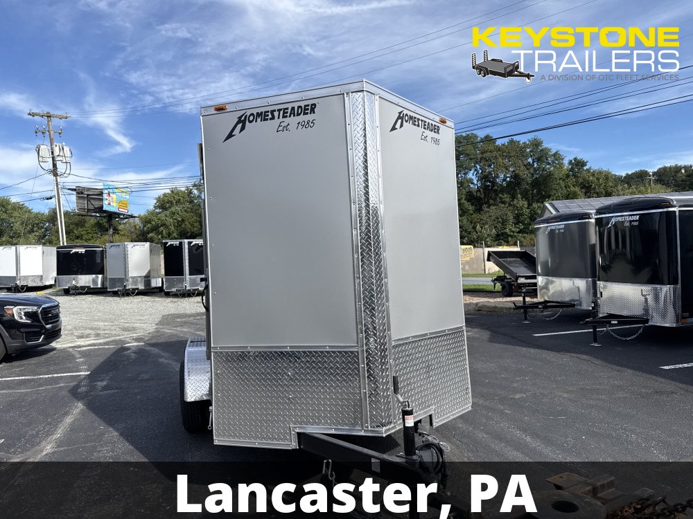 2027 Homesteader - 612IT - Silver Mist - 6'x12' - 7,000#