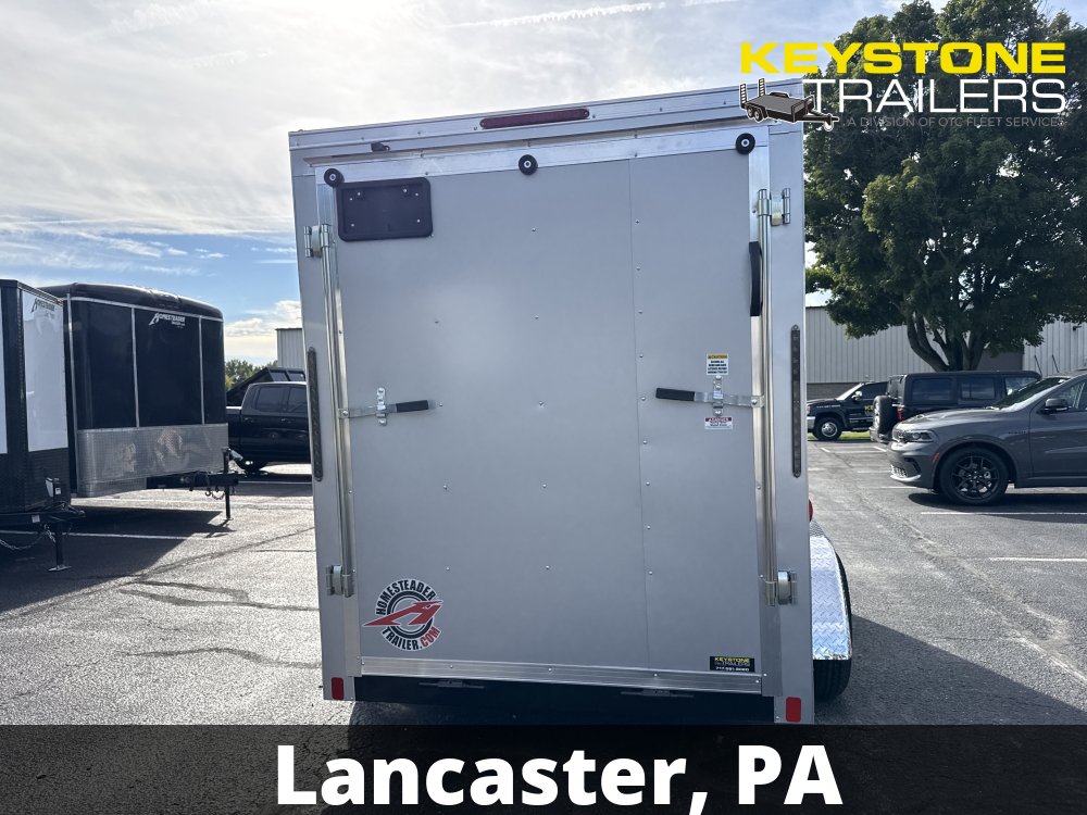 2027 Homesteader - 612IT - Silver Mist - 6'x12' - 7,000#