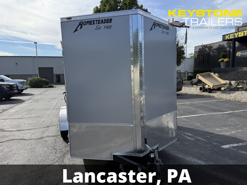 2027 Homesteader - 714IT - Silver Mist - 7'x14' - 7,000#