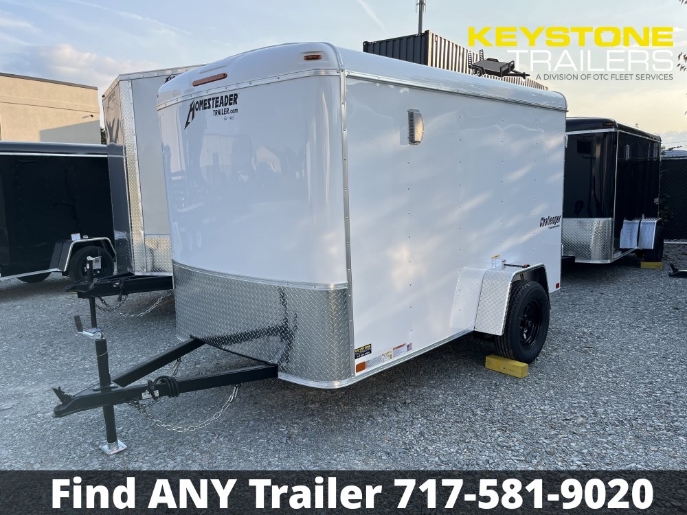 2025 Homesteader Trailers - 610CS - White - 6x10 - 2,990#