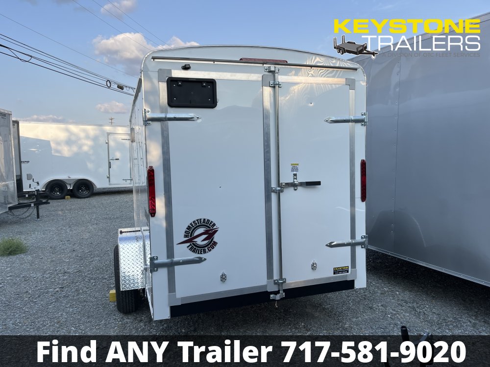 2025 Homesteader Trailers - 610CS - White - 6x10 - 2,990#