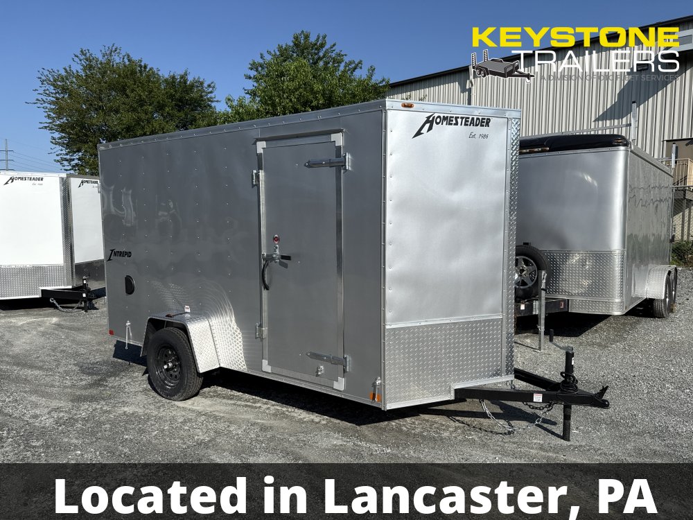 2026 Homesteader Trailers - 612IS - Silver Mist - 6x12 - 2,990#