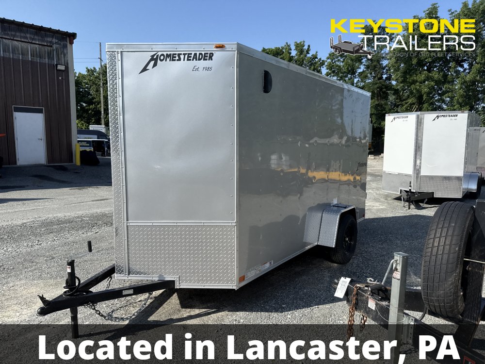 2026 Homesteader Trailers - 612IS - Silver Mist - 6x12 - 2,990#