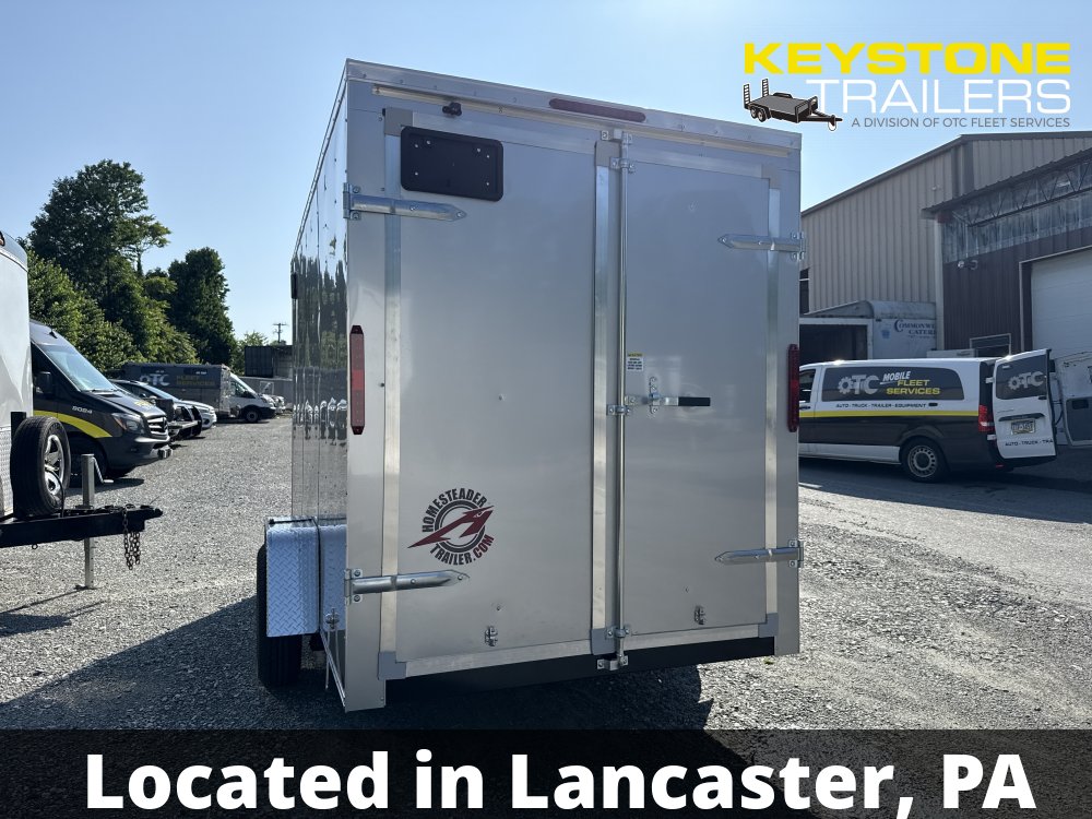 2026 Homesteader Trailers - 612IS - Silver Mist - 6x12 - 2,990#