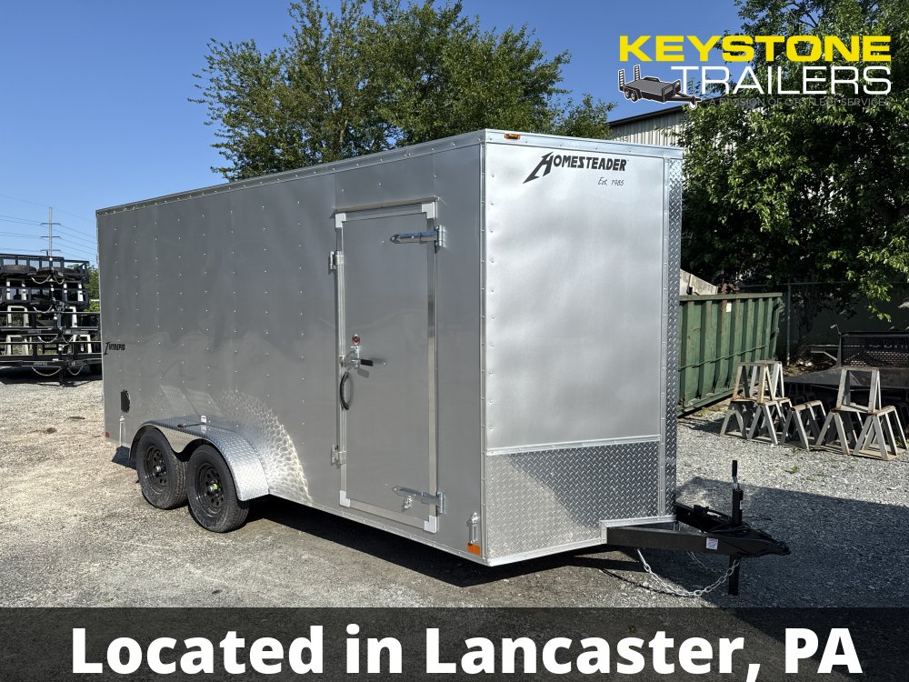 2026 Homesteader Trailers - 716IT - Silver Mist - 7x16 - 7,000#