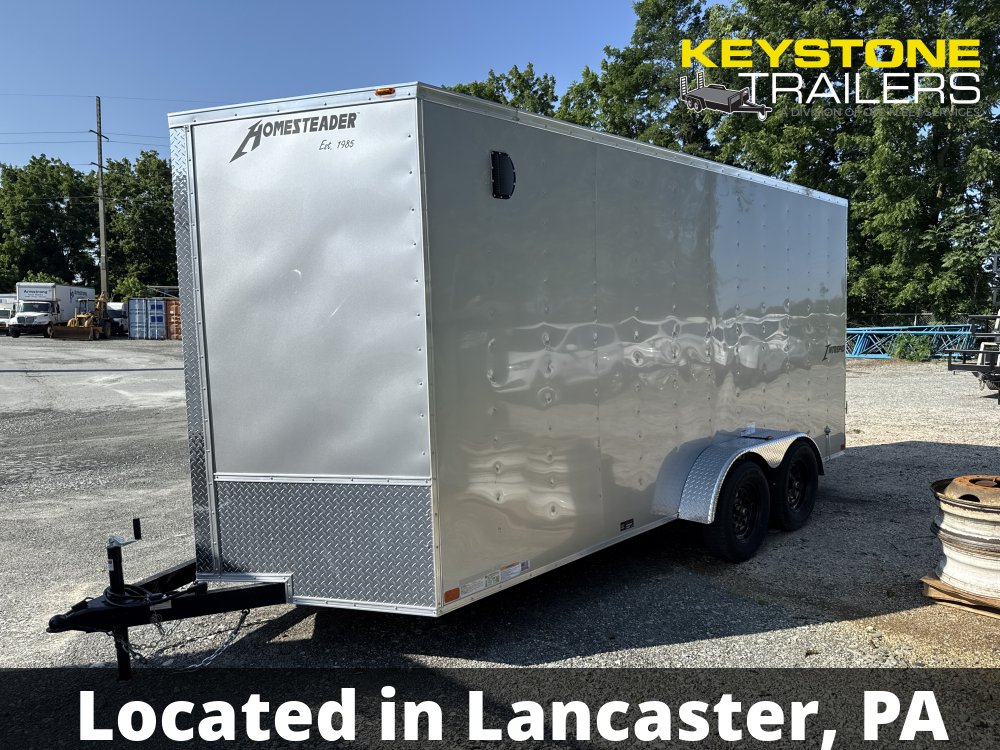 2026 Homesteader Trailers - 716IT - Silver Mist - 7x16 - 7,000#