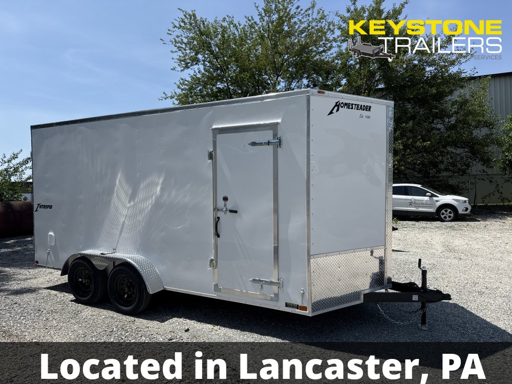 2026 Homesteader Trailers - 716IT - White - 7x16 - 7,000#