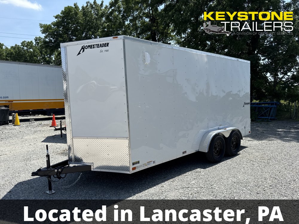 2026 Homesteader Trailers - 716IT - White - 7x16 - 7,000#