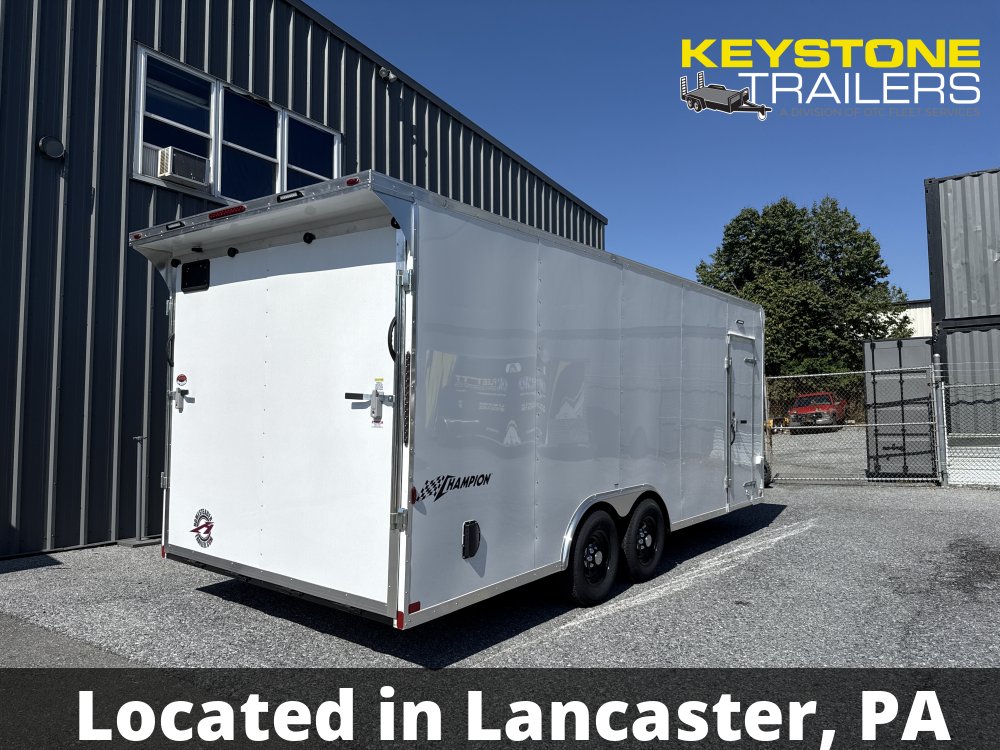 2026 Homesteader Trailers - 820AB - White - 8.5x20 - 9,950#