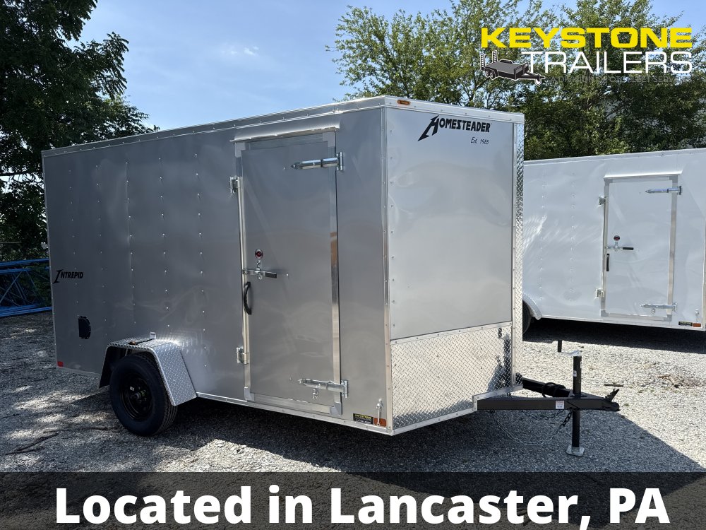 2026 Homesteader Trailers - 712IS - Silver Mist - 7x12 - 2,990#