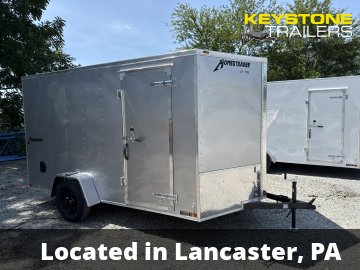 2026 Homesteader Trailers - 712IS - Silver Mist - 7x12 - 2,990#