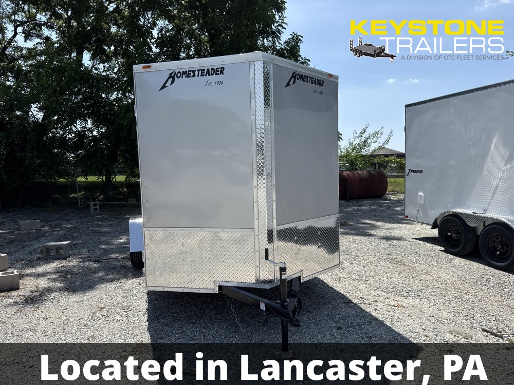 2026 Homesteader Trailers - 712IS - Silver Mist - 7x12 - 2,990#
