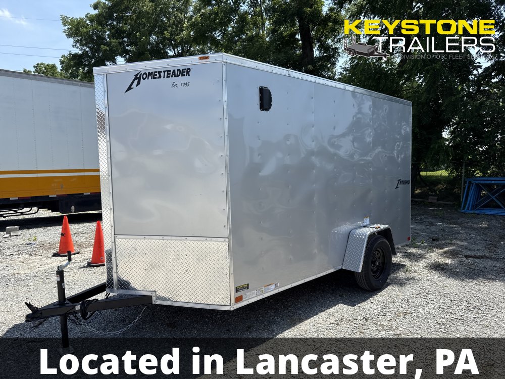 2026 Homesteader Trailers - 712IS - Silver Mist - 7x12 - 2,990#