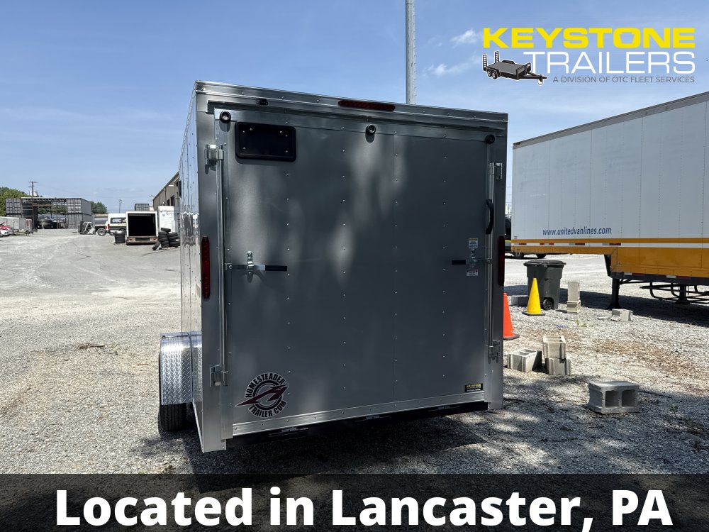 2026 Homesteader Trailers - 712IS - Silver Mist - 7x12 - 2,990#